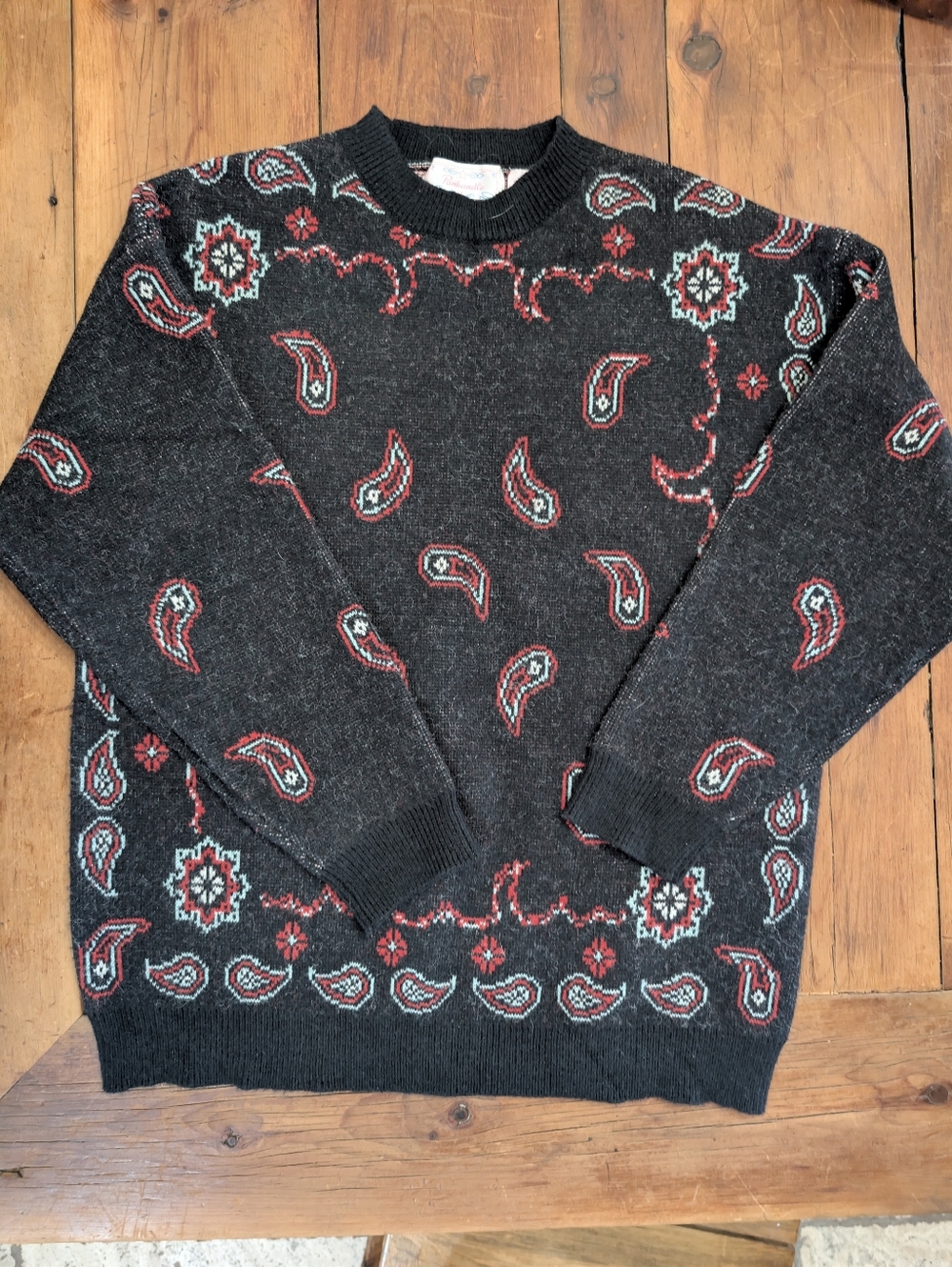 Panhandle Slim Ladies Oversized Paisley Sweater